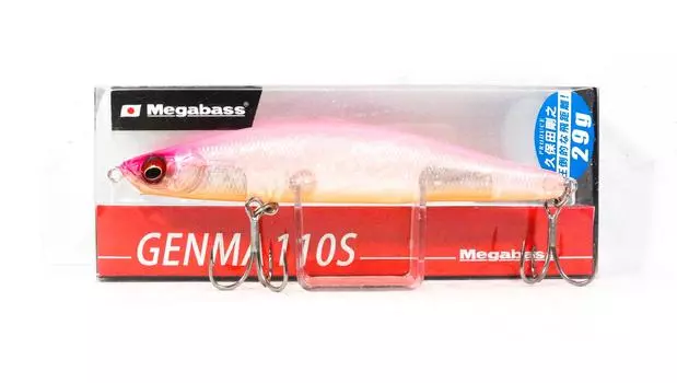 Megabass Genma 110S 29 грамм Тонущая приманка Skeleton Pink (5580)