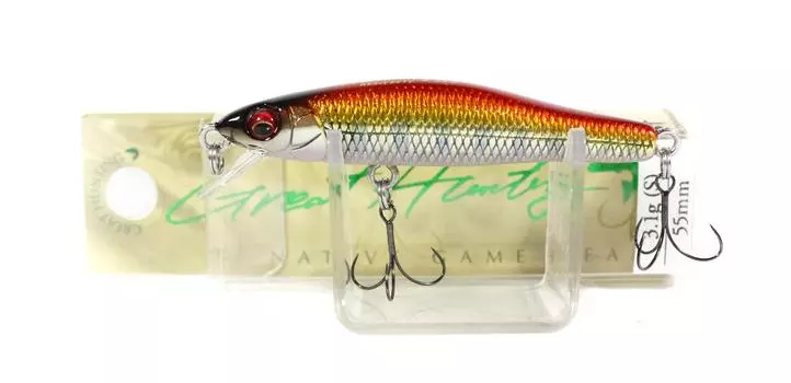 Megabass GH55 Heavy Duty 3,1 грамма Тонущая приманка M Red Stream (7250)