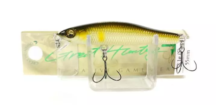 Megabass GH55 Heavy Duty 3,1 грамма Тонущая приманка PM Ayu (7328)