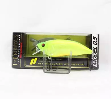 Megabass I X I Furious 0.5 64 mm 1/4 oz Floating Lure Lime Chart (2321)