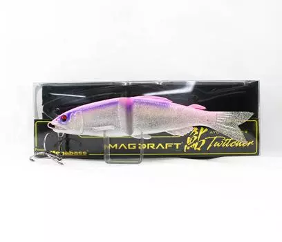 Megabass Mag Draft Ayu Twitcher 7-дюймовая тонущая приманка с розовой спинкой Galaxy (8751)