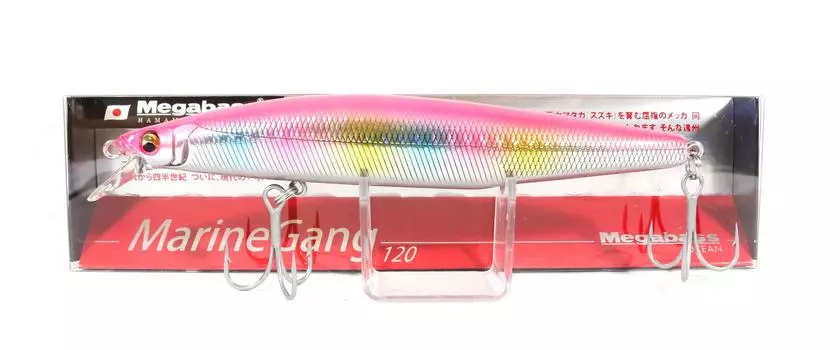 Megabass Marine Gang 120S Тонущая Приманка GG Розовая Спина Радуга (8540)