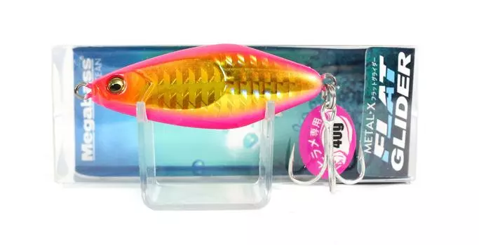 Megabass Metal Jig Flat Glider 40 грамм G Розовое золото (2669)