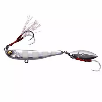 Megabass Metal Jig MAKIPPA 40g Glow Zebra