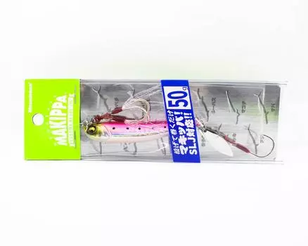 Megabass Metal Jig Makippa 50 грамм Тонущая приманка Розовый Iwashi (0052)