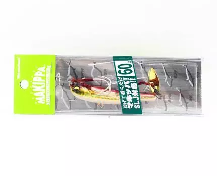 Megabass Metal Jig Makippa 60 грамм Тонущая приманка Akakin (0168)