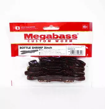Megabass Мягкая Приманка Бутылка Креветки 3 дюйма Ebimiso Red F (8553)