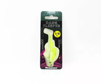 Megabass Soft Lure Dark Sleeper 3 дюйма 1/2 унции Прозрачный график (7282)