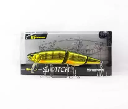 Megabass Suwitch 137 Сочлененная плавающая приманка Wagin Perch (2179)