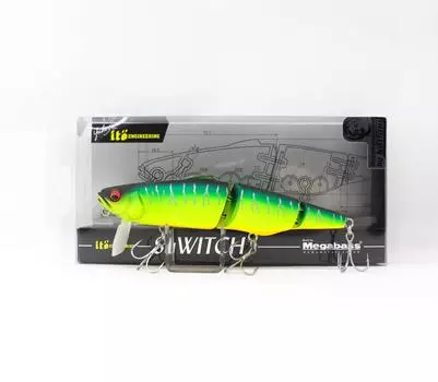 Megabass Suwitch 137 Сочлененный плавающий коврик для приманки Tiger (2247)