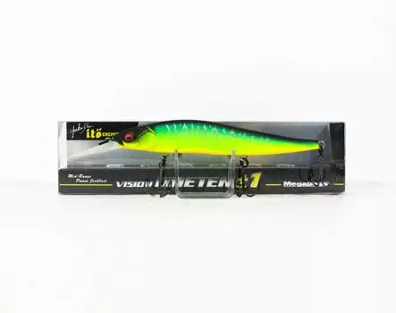 Megabass Vision 110 Oneten 1 фут, подвесная приманка, коврик Tiger (0478)