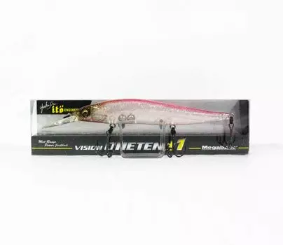 Megabass Vision 110 Oneten 1 фут с подвесной приманкой GLX Cotton Wakasagi (3443)