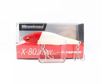 Megabass X-80 JR SW Медленно тонущая приманка PM Red Head (1768 г.)