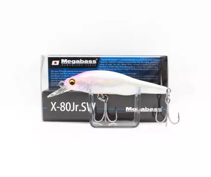 Megabass X-80 JR SW Slow Sinking Lure Shell Skin Pink (1751)