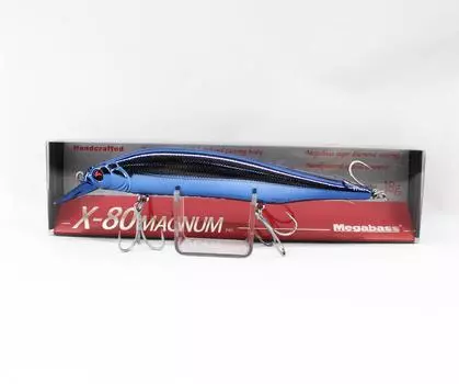 Megabass X-80 Magnum Тонущая приманка UV Deep Blue (0234)