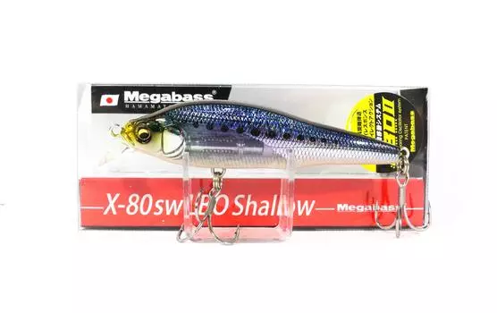 Megabass X-80 SW LBO мелководная тонущая приманка GG Iwashi (9864)