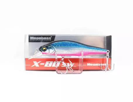 Megabass X-80 SW Медленно тонущая приманка GG Синий Розовый (1751 г.)