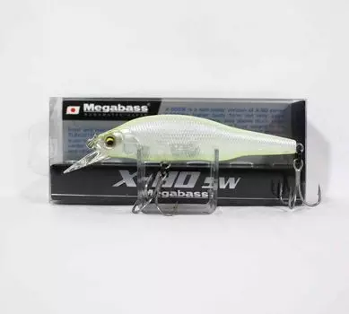 Megabass X-80 SW Медленно тонущая приманка PM Sheethrough Lemon (8857)