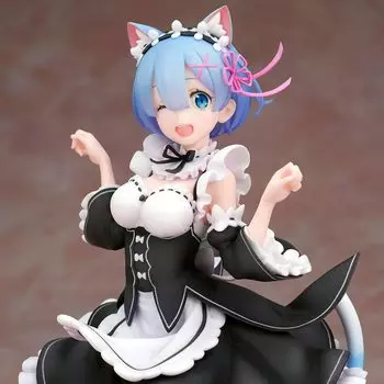 MegaHouse Alpha Omega Life in Another Rem Nekomimi Завершенная фигурка ReZERO -Starting World- Ver.