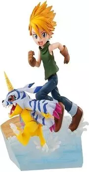 Megahouse Corporation GEM SER Digimon ADV Ямато Исида Габумон 2022 ПВХ Статуэтка и