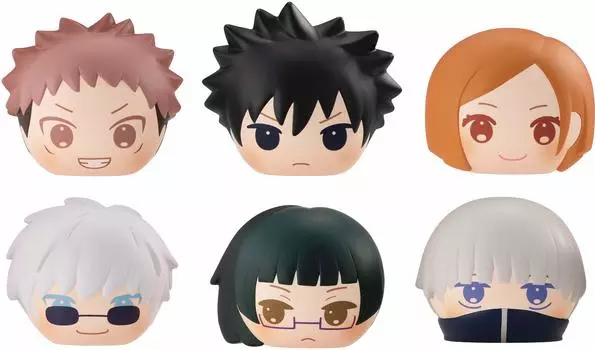 Megahouse Fluffy Squeeze Bread Jujutsu Kaisen BOX Приблизительно. Полная фигурка, окрашенная из ПВХ, 80 мм MH83071