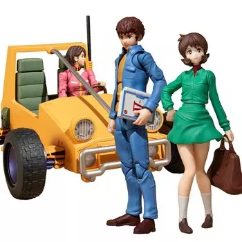 Megahouse Mobile Suit Gundam Earth Federation 07 Amuro Frau General Soldier Buggy Полный набор Коллекционная фигурка & & 08V-SP & (Подарок включен)
