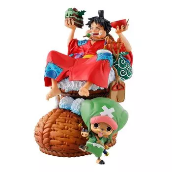Megahouse - One Piece - One Piece Log Box Re Birth 01 Petitrama DX Статуэтка