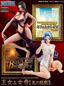 Megahouse POP ONE PIECE One Piece Figure Princess Empress Vivi Hancock Set Bonus Poster Included P.O.P & [Beauty Competition] Ver.BB & Ver.3D2Y