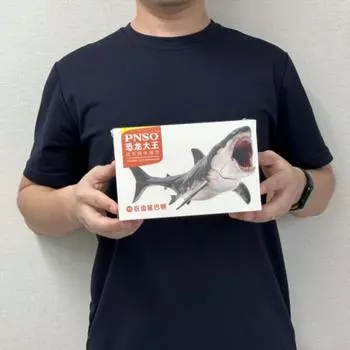 Megalodon Patton Ancient Shark Figure PNSO Open So, популярные игрушки в Корее
