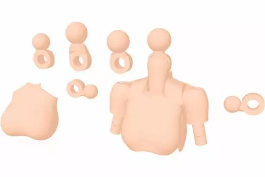 Megami Device 01 Tops Set Цвет кожи D Высота 20 мм шкала пластик KP596 MSG приблизительно. Модель 1/1,