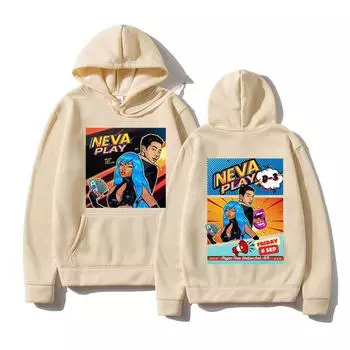 Megan Thee Stallion Neva Playd Hoodies Hip Hop Aesthetic Sweatshirts Men Women Oversized Clothing Printing Pullovers XS