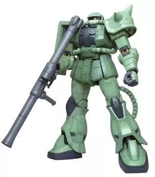 Мегаразмерная модель Zaku Suit 1/48 MS-06F серийное производство (Мобильный Гандам) зелёный
