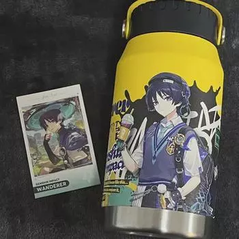 Мегастакан для кофе Wonshin Wanderer и фотокарточка