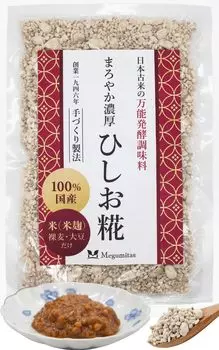 Megumitas Mellow and Rich Hishio Koji Domestic Seasoning Contains Rice Malt with a recipe that even beginners can Can also be used in place of