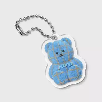 Мех Affirm Grid Coby-Blue (Брелок для ключей), популярная фраза в Корее key ring