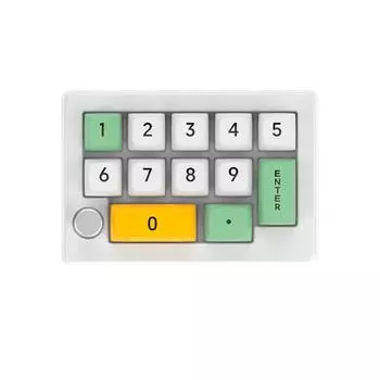 Механическая игровая мини-клавиатура USB для макросов, клавиатура для программирования с ручками, клавиатура со светодиодной подсветкой RGB, поддержка макросов одной рукой