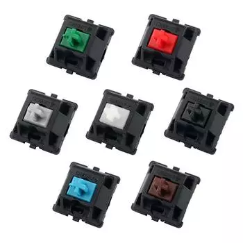 Механическая клавиатура Cherry Mx Switch Silver Mx Brown Blue Switch 3-контактная Cherry