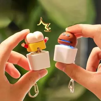 Механическая клавиатура-клавиатура, игрушка-непоседа со звуком, светом, для снятия стресса, деревянная рыба, утка, баскетбольный лев, клавиатура, сенсорная игрушка, подарок для детей и взрослых