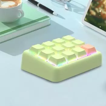 Механическая клавиатура с RGB-подсветкой, мини-программируемая универсальная игровая клавиатура Plug-Play с возможностью горячей замены