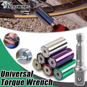 Механическая мастерская Универсальный динамометрический ключ Головка Набор торцевых головок Втулка для электрической дрели Трещотка Втулка гаечного ключа Рукоятка Многофункциональный ручной инструмент red