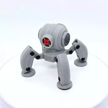 Механическая подвижная игрушка с технологическим чувством, напечатанная на 3D-принтере One Size серый