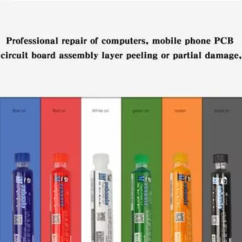 Механическая УФ-паяльные маски с чернилами Зеленая/Синяя/Черная/Красная/Белая масляная сварочная краска BGA PCB печатная плата краска предотвращает коррозийную дугу красный