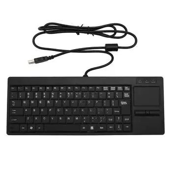 Механическая USB-клавиатура с тачпадом IP68 Водонепроницаемый концентратор Поддержка Мини-проводная клавиатура для Индустрии