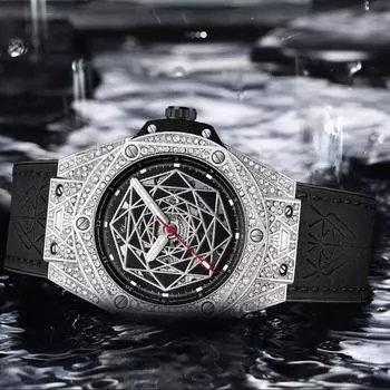 Механические часы CHENXI Мужские модные часы розового золота