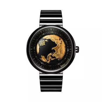 Механические часы CIGA Design U series Blue Planet Earth Watch мужские часы получили награду GPHG Ceramics Strap золотистый