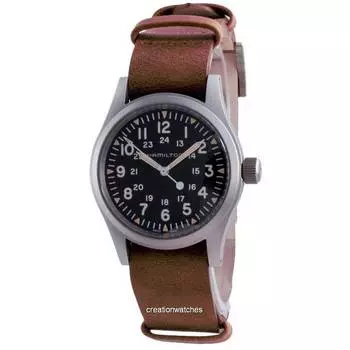 Механические часы Hamilton Khaki Field с черным циферблатом H69439531 Мужские