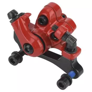 Механические дисковые тормозные суппорты передние и задние велосипедные велосипеды (красный) красный