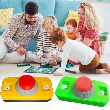 Механические игральные кости, напечатанные на 3D-принтере, портативные дорожные игральные кости для снятия стресса, рулетка, спиннер, игрушка для взрослых, семейный ночной бар, вечеринка, настольная игра, реквизит C жёлтый