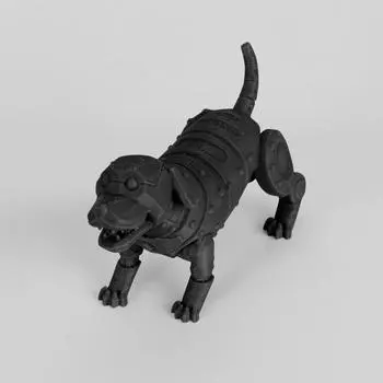 Механические игрушки-животные, напечатанные на 3D-принтере, украшения для дома, модельные игрушки One Size чёрный