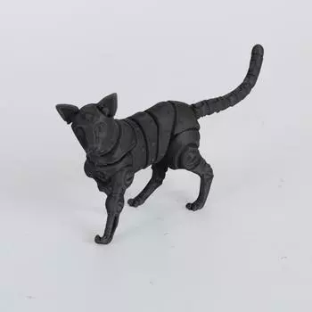 Механические игрушки-животные, напечатанные на 3D-принтере, украшения для дома, модельные игрушки One Size чёрный